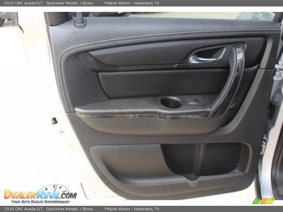 2016 GMC Acadia SLT Quicksilver Metallic / Ebony Photo #22