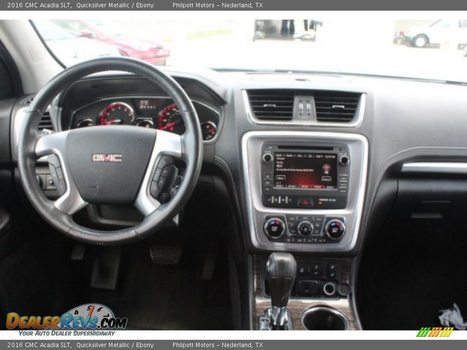 2016 GMC Acadia SLT Quicksilver Metallic / Ebony Photo #25