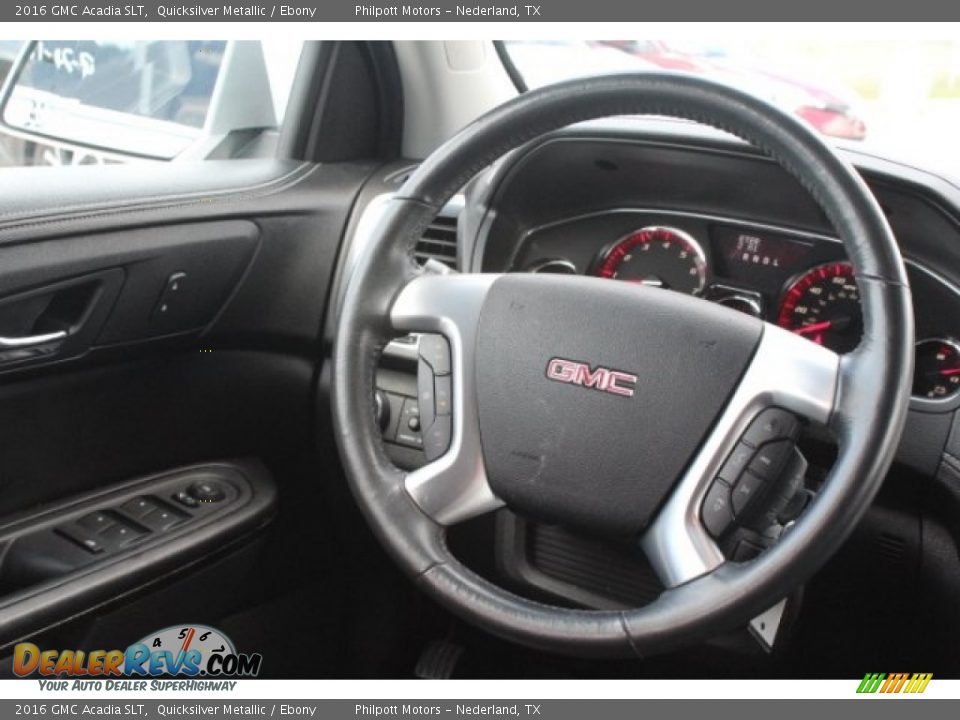 2016 GMC Acadia SLT Quicksilver Metallic / Ebony Photo #26