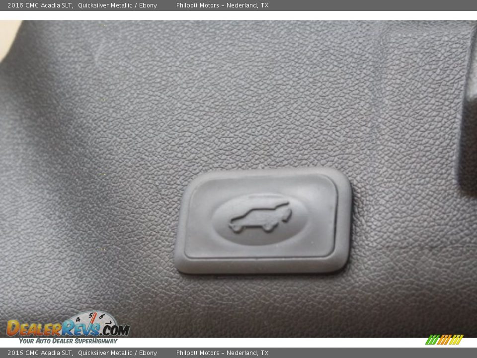 2016 GMC Acadia SLT Quicksilver Metallic / Ebony Photo #28