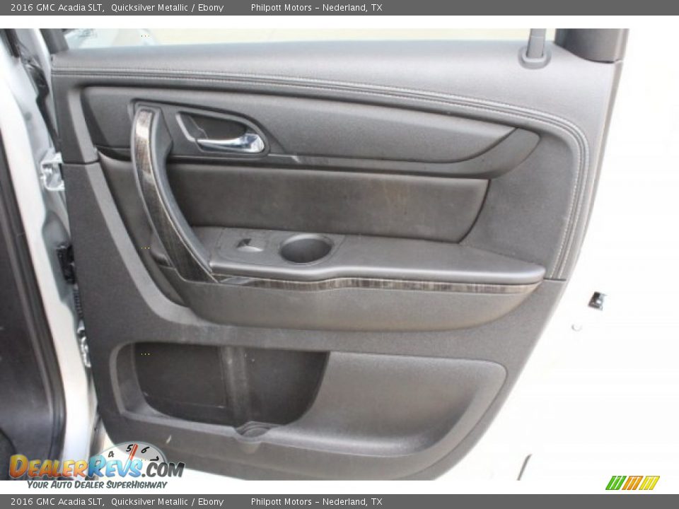 2016 GMC Acadia SLT Quicksilver Metallic / Ebony Photo #29