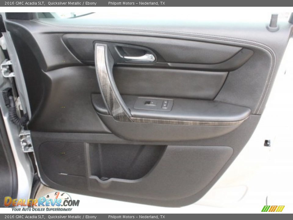 2016 GMC Acadia SLT Quicksilver Metallic / Ebony Photo #32