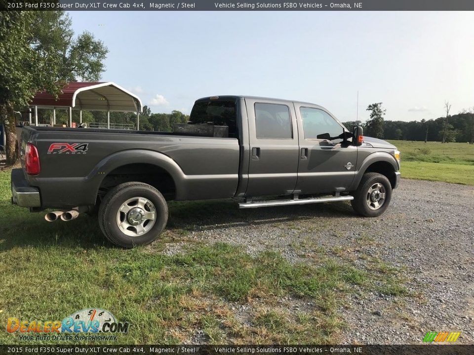 2015 Ford F350 Super Duty XLT Crew Cab 4x4 Magnetic / Steel Photo #1