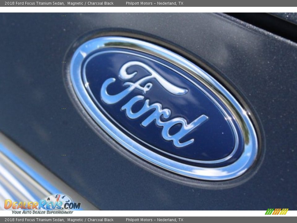 2018 Ford Focus Titanium Sedan Magnetic / Charcoal Black Photo #4