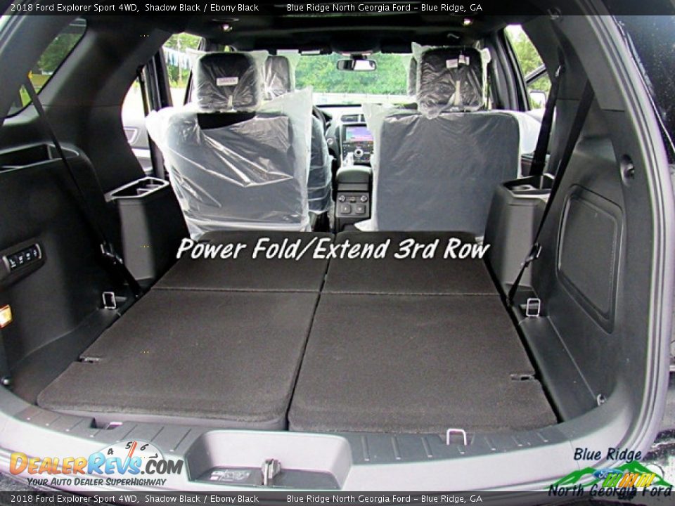 2018 Ford Explorer Sport 4WD Shadow Black / Ebony Black Photo #14