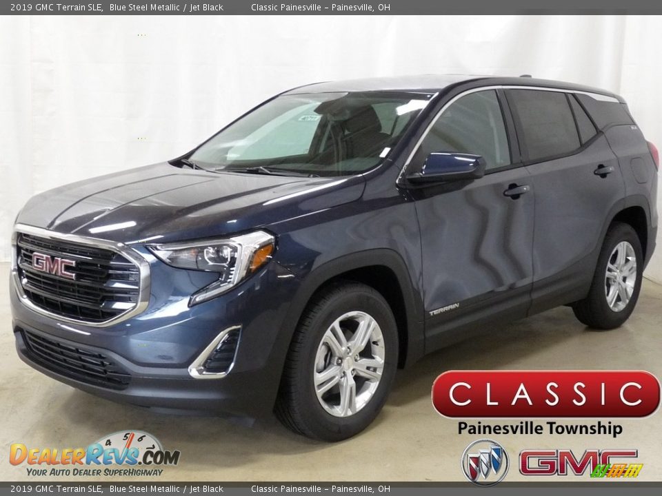 2019 GMC Terrain SLE Blue Steel Metallic / Jet Black Photo #1