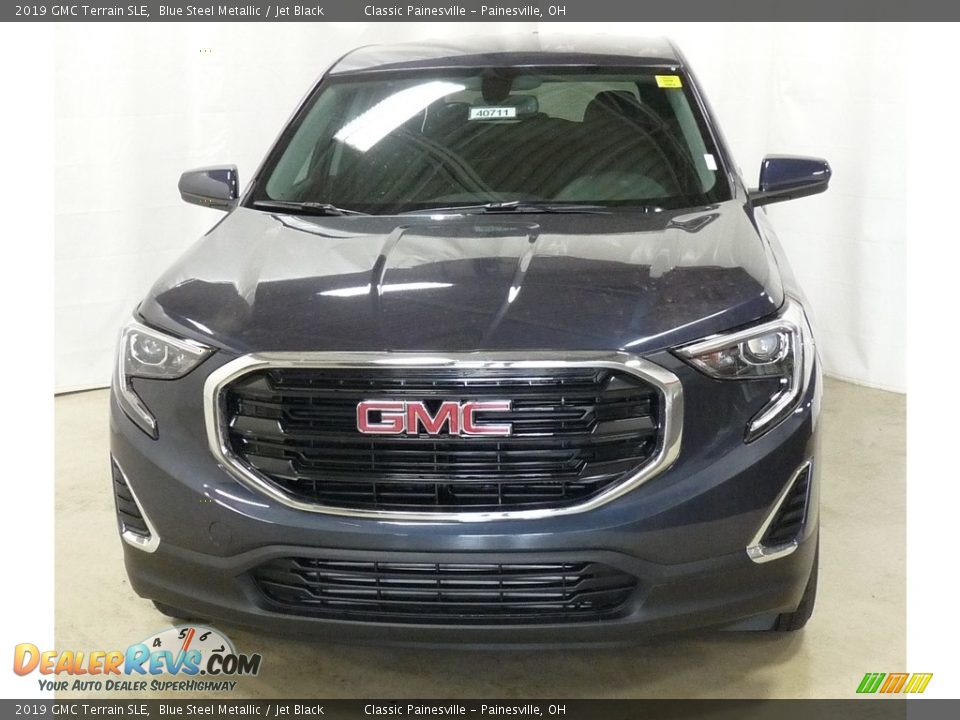 2019 GMC Terrain SLE Blue Steel Metallic / Jet Black Photo #4