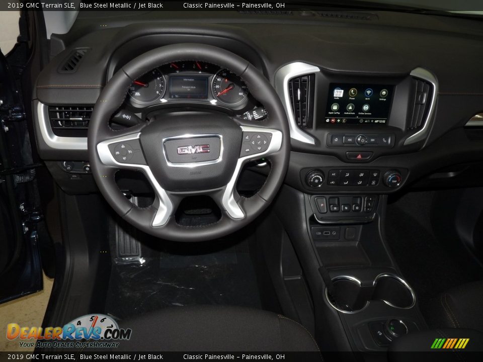 2019 GMC Terrain SLE Blue Steel Metallic / Jet Black Photo #8