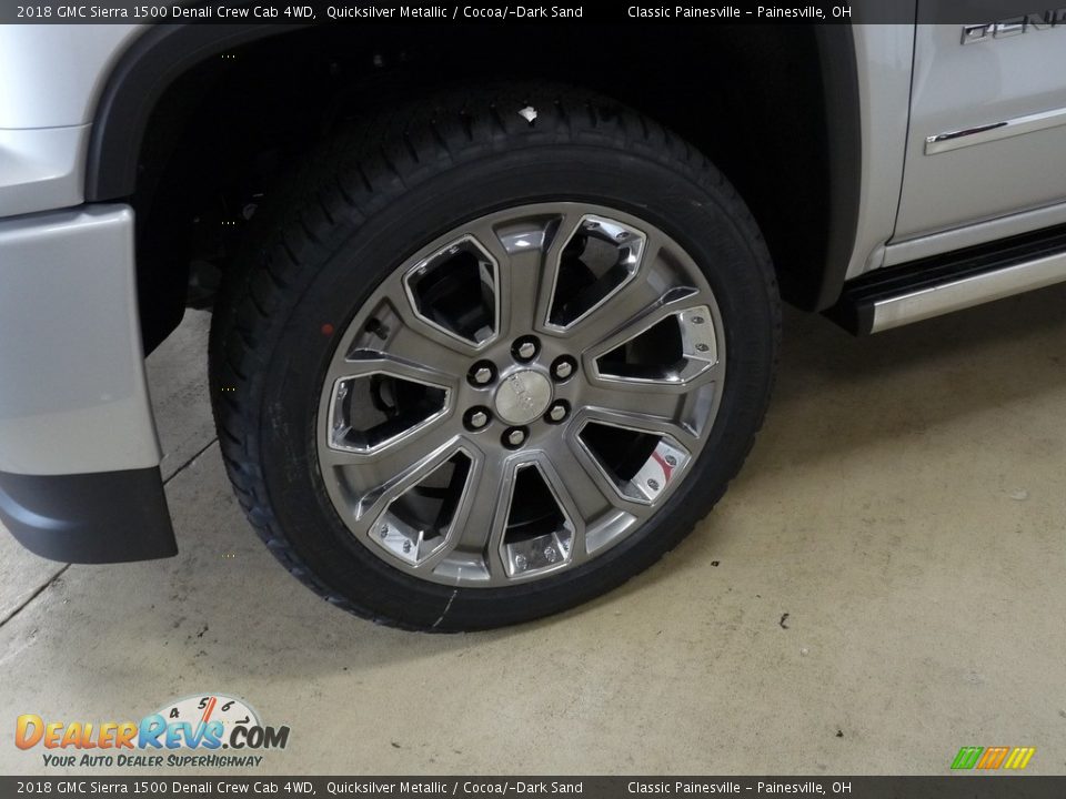 2018 GMC Sierra 1500 Denali Crew Cab 4WD Quicksilver Metallic / Cocoa/­Dark Sand Photo #5