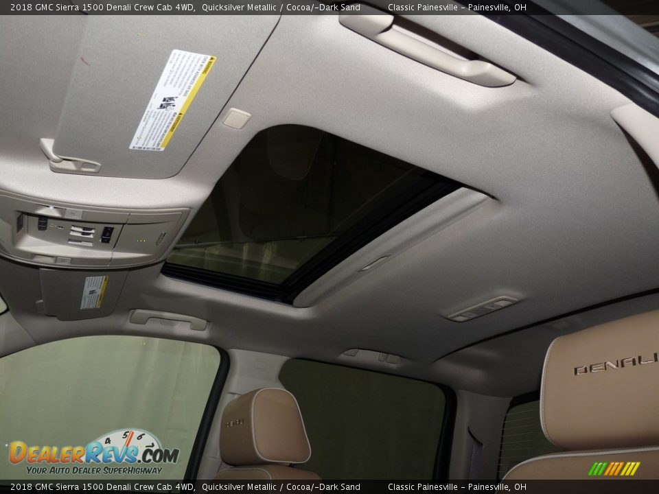 2018 GMC Sierra 1500 Denali Crew Cab 4WD Quicksilver Metallic / Cocoa/­Dark Sand Photo #6
