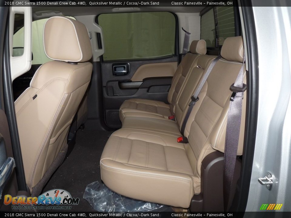 2018 GMC Sierra 1500 Denali Crew Cab 4WD Quicksilver Metallic / Cocoa/­Dark Sand Photo #8