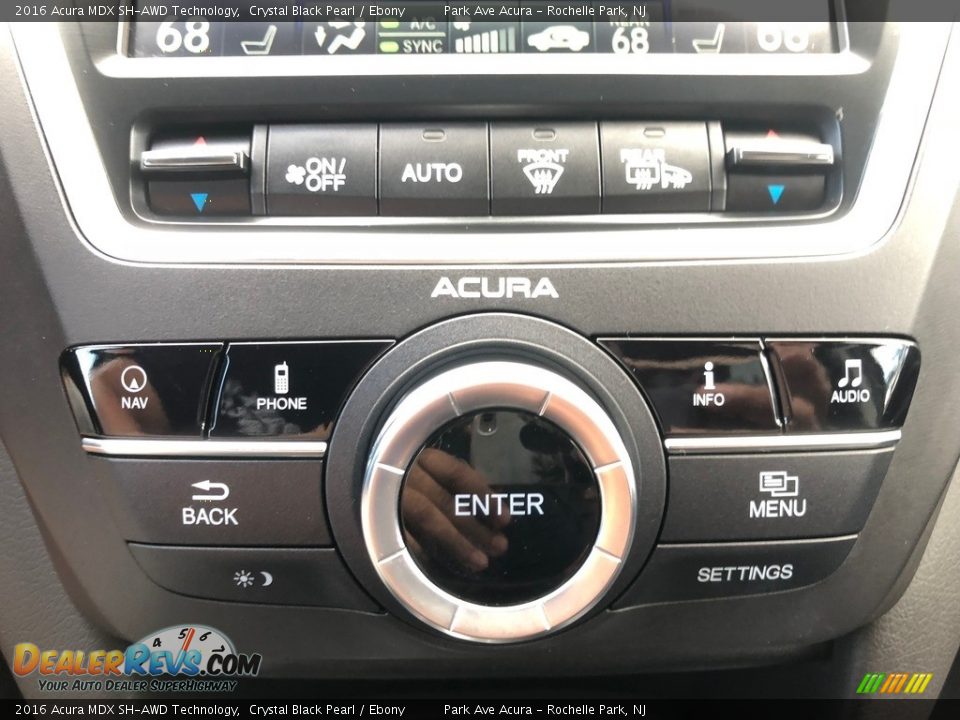 2016 Acura MDX SH-AWD Technology Crystal Black Pearl / Ebony Photo #22