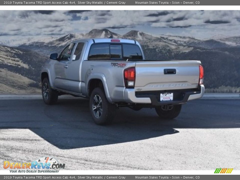 2019 Toyota Tacoma TRD Sport Access Cab 4x4 Silver Sky Metallic / Cement Gray Photo #3