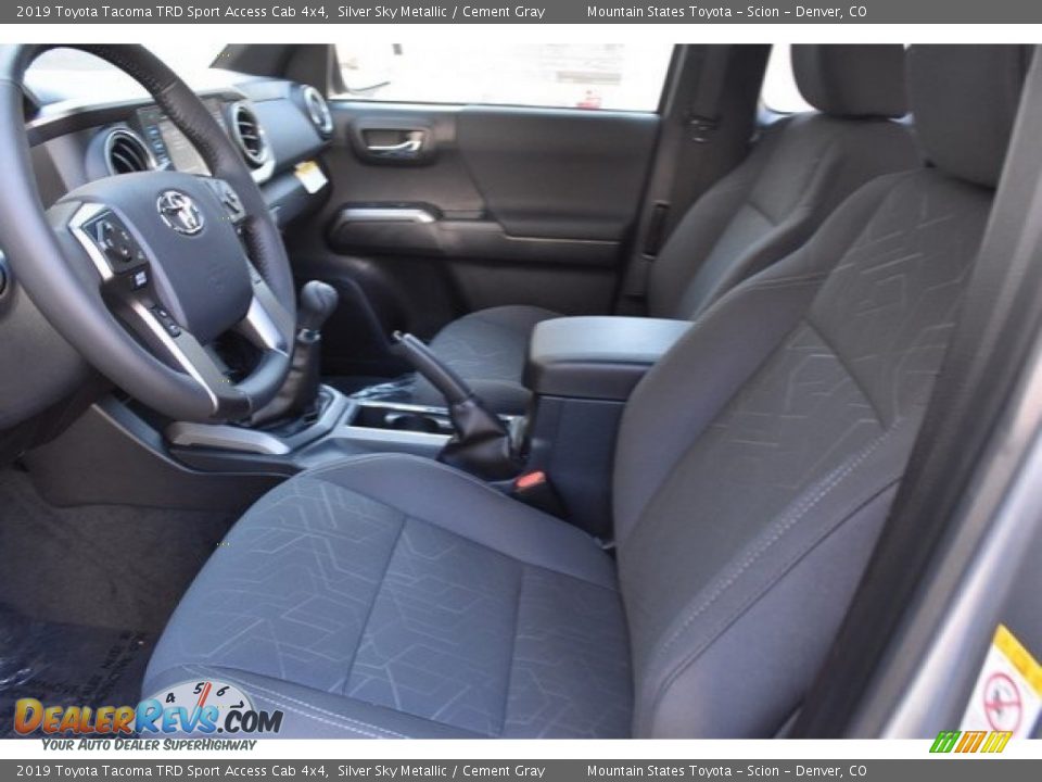 Front Seat of 2019 Toyota Tacoma TRD Sport Access Cab 4x4 Photo #6