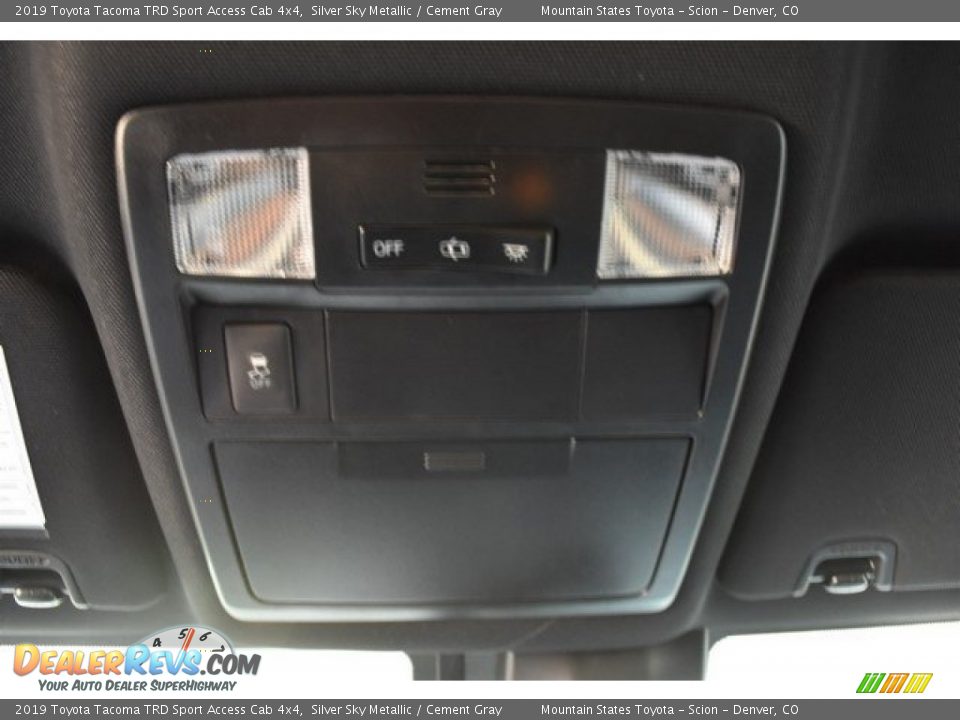 2019 Toyota Tacoma TRD Sport Access Cab 4x4 Silver Sky Metallic / Cement Gray Photo #9