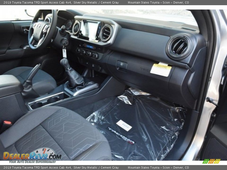 2019 Toyota Tacoma TRD Sport Access Cab 4x4 Silver Sky Metallic / Cement Gray Photo #11