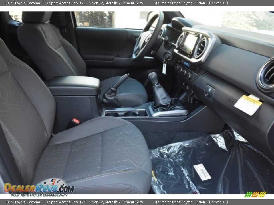 2019 Toyota Tacoma TRD Sport Access Cab 4x4 Silver Sky Metallic / Cement Gray Photo #12