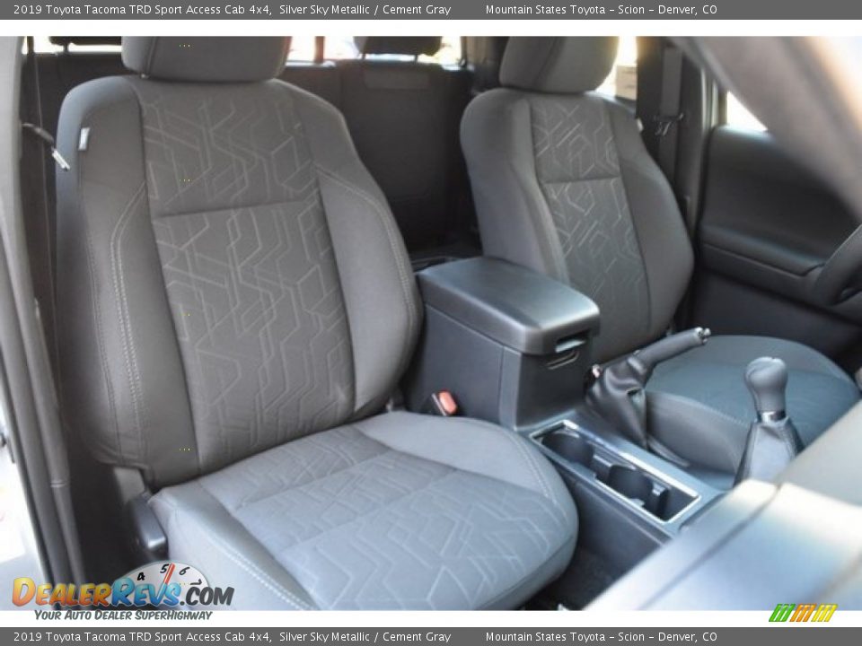 2019 Toyota Tacoma TRD Sport Access Cab 4x4 Silver Sky Metallic / Cement Gray Photo #13