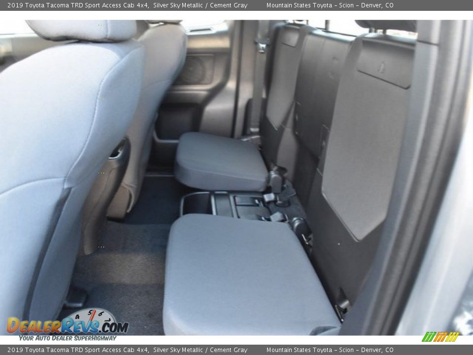 Rear Seat of 2019 Toyota Tacoma TRD Sport Access Cab 4x4 Photo #15