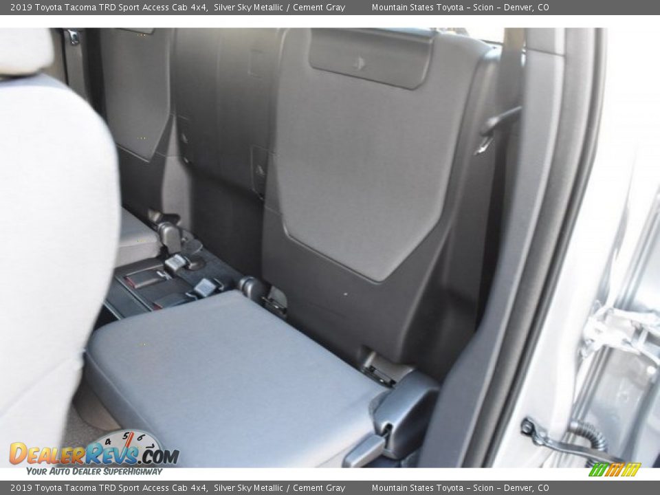 Rear Seat of 2019 Toyota Tacoma TRD Sport Access Cab 4x4 Photo #16