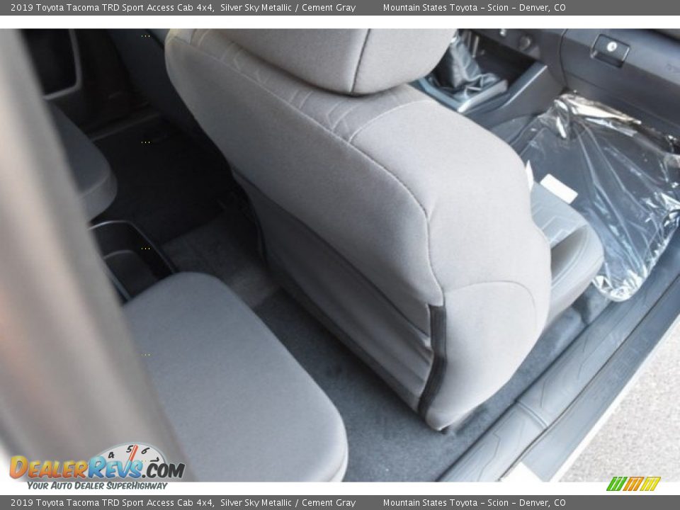 2019 Toyota Tacoma TRD Sport Access Cab 4x4 Silver Sky Metallic / Cement Gray Photo #17