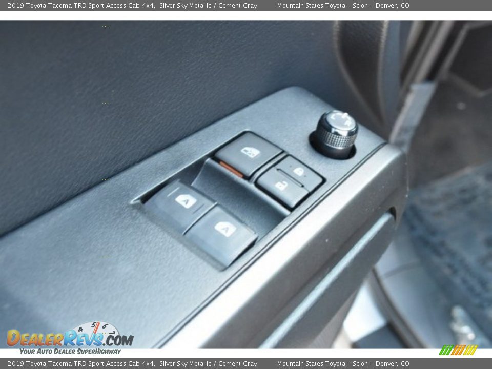 2019 Toyota Tacoma TRD Sport Access Cab 4x4 Silver Sky Metallic / Cement Gray Photo #24