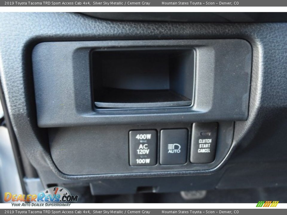 2019 Toyota Tacoma TRD Sport Access Cab 4x4 Silver Sky Metallic / Cement Gray Photo #25