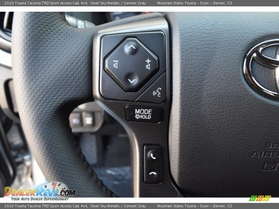 2019 Toyota Tacoma TRD Sport Access Cab 4x4 Steering Wheel Photo #26