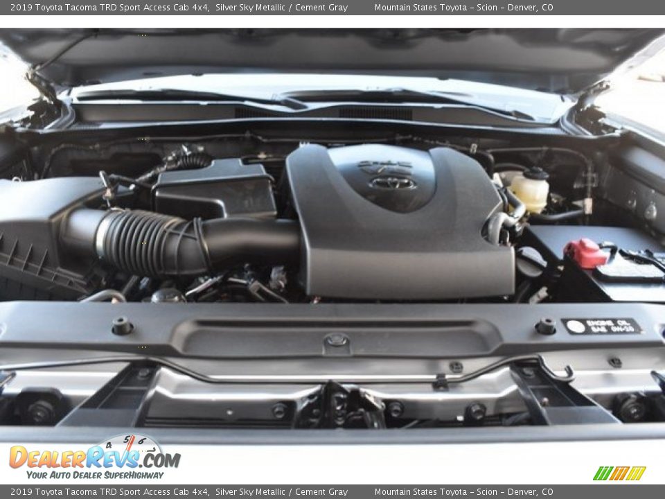 2019 Toyota Tacoma TRD Sport Access Cab 4x4 Silver Sky Metallic / Cement Gray Photo #31