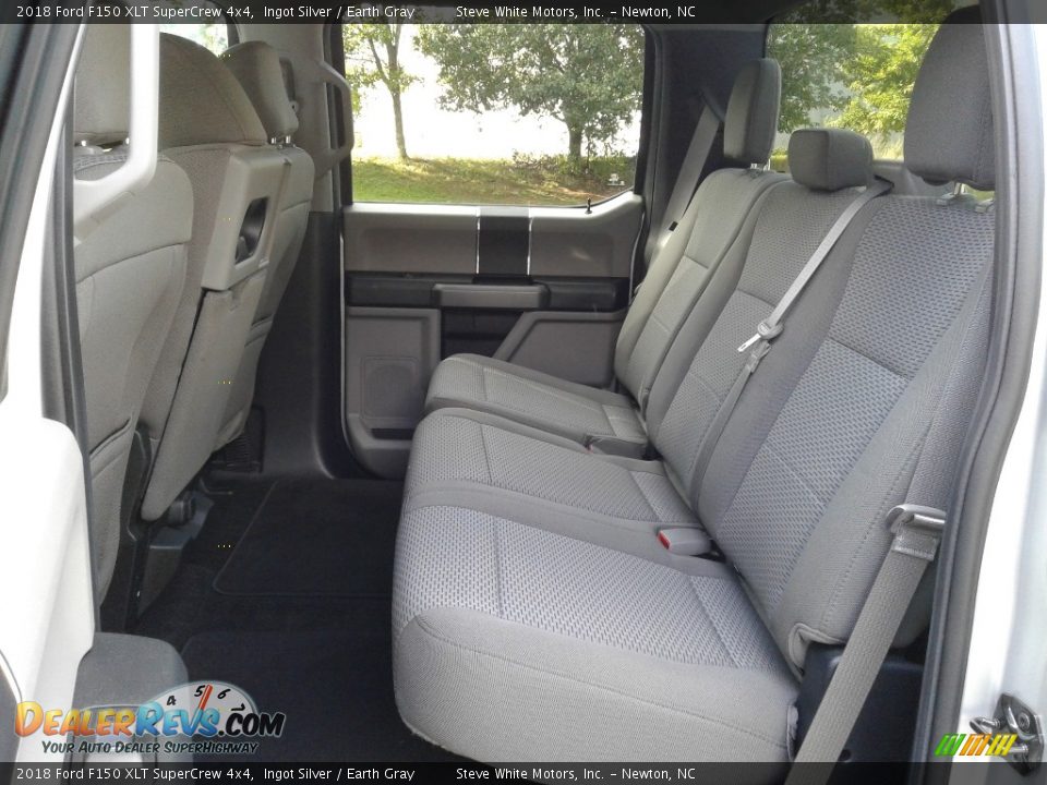 2018 Ford F150 XLT SuperCrew 4x4 Ingot Silver / Earth Gray Photo #11