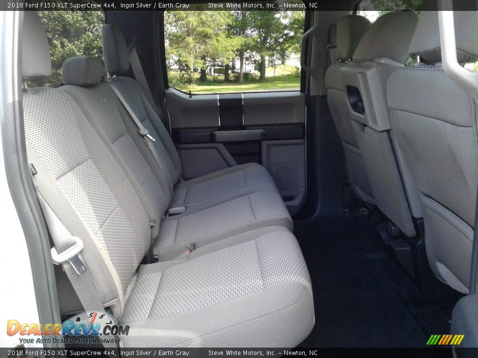2018 Ford F150 XLT SuperCrew 4x4 Ingot Silver / Earth Gray Photo #14