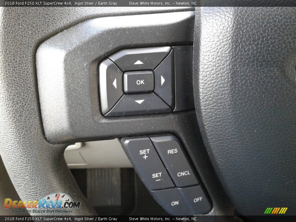 2018 Ford F150 XLT SuperCrew 4x4 Ingot Silver / Earth Gray Photo #16