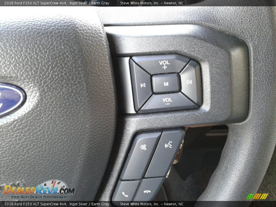 2018 Ford F150 XLT SuperCrew 4x4 Ingot Silver / Earth Gray Photo #17