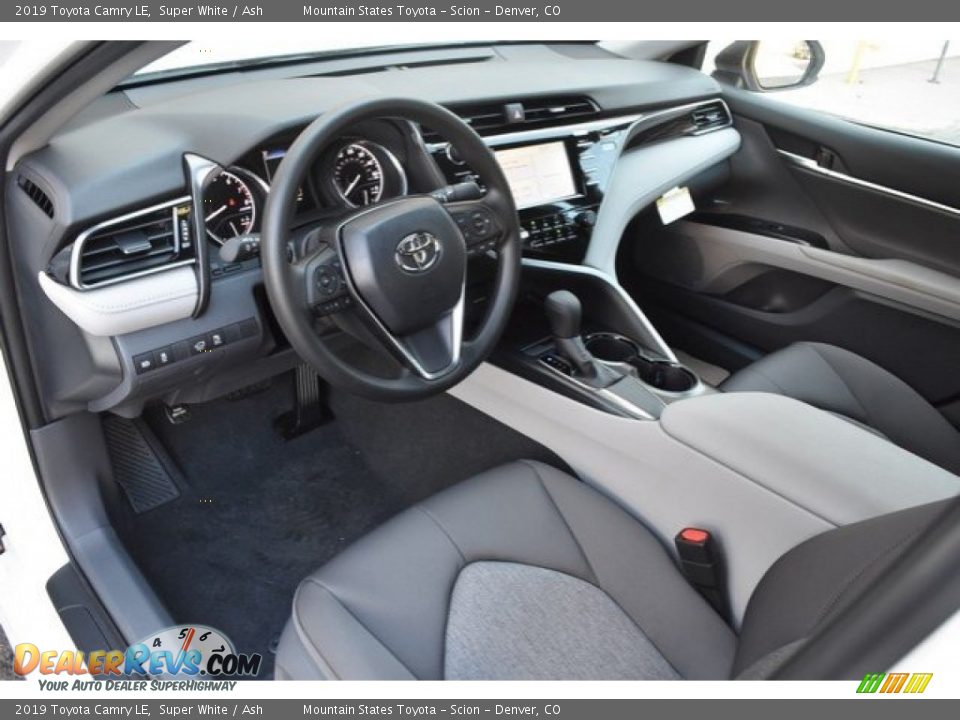 2019 Toyota Camry LE Super White / Ash Photo #5
