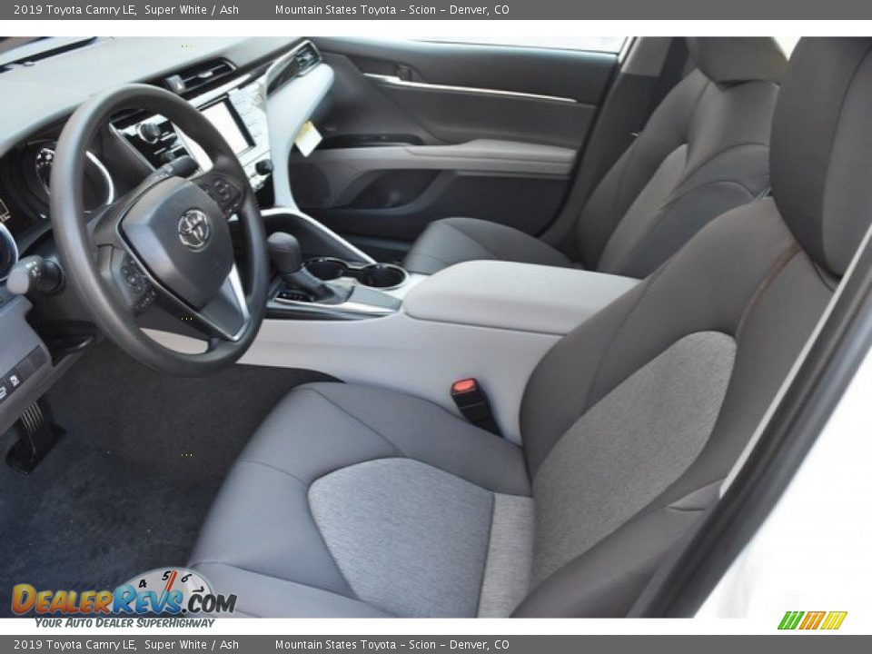 2019 Toyota Camry LE Super White / Ash Photo #6