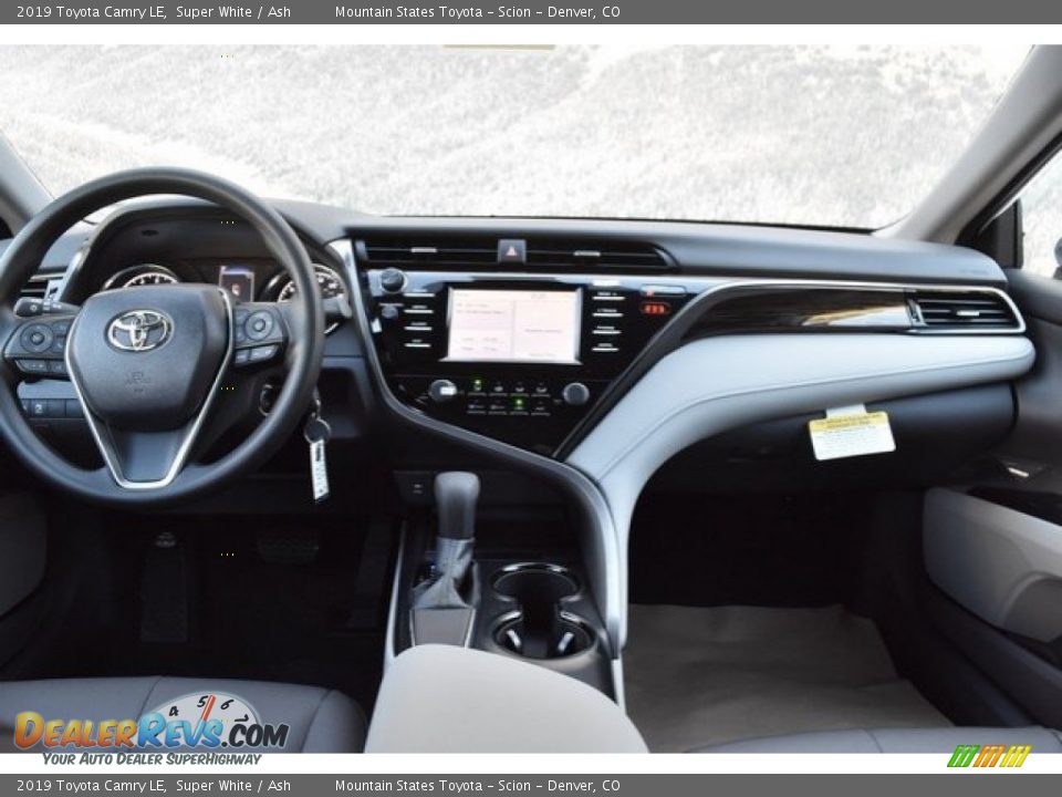 2019 Toyota Camry LE Super White / Ash Photo #8