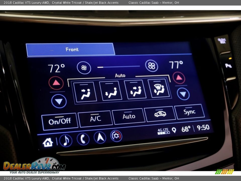 2018 Cadillac XTS Luxury AWD Crystal White Tricoat / Shale/Jet Black Accents Photo #15