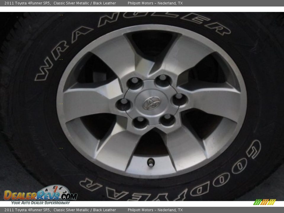 2011 Toyota 4Runner SR5 Classic Silver Metallic / Black Leather Photo #6