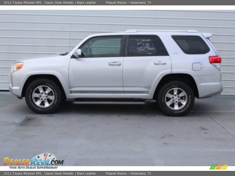 2011 Toyota 4Runner SR5 Classic Silver Metallic / Black Leather Photo #7