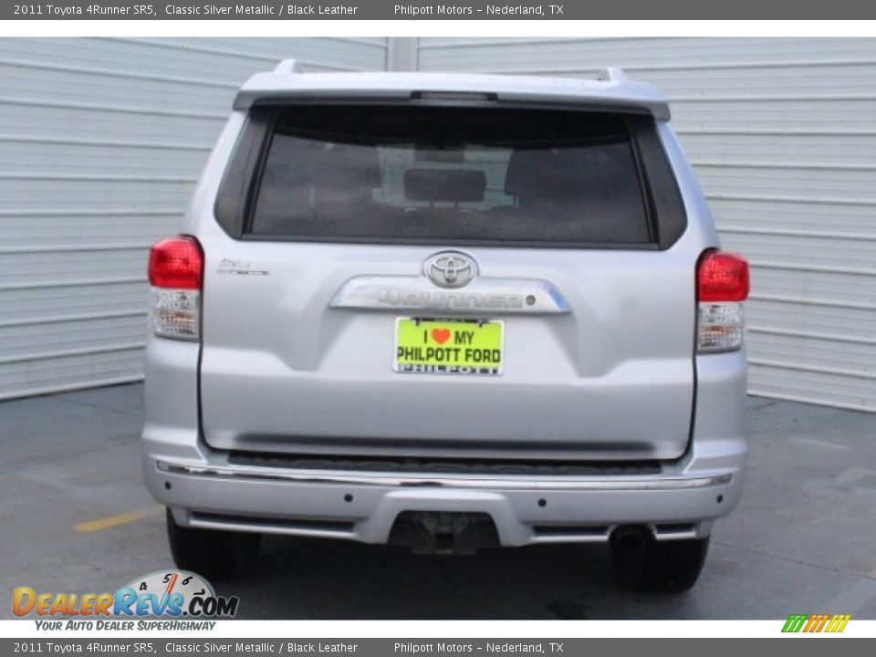 2011 Toyota 4Runner SR5 Classic Silver Metallic / Black Leather Photo #9