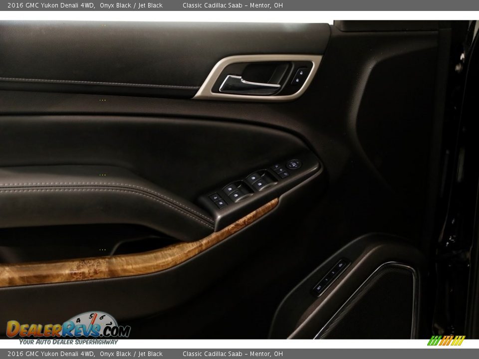 2016 GMC Yukon Denali 4WD Onyx Black / Jet Black Photo #5