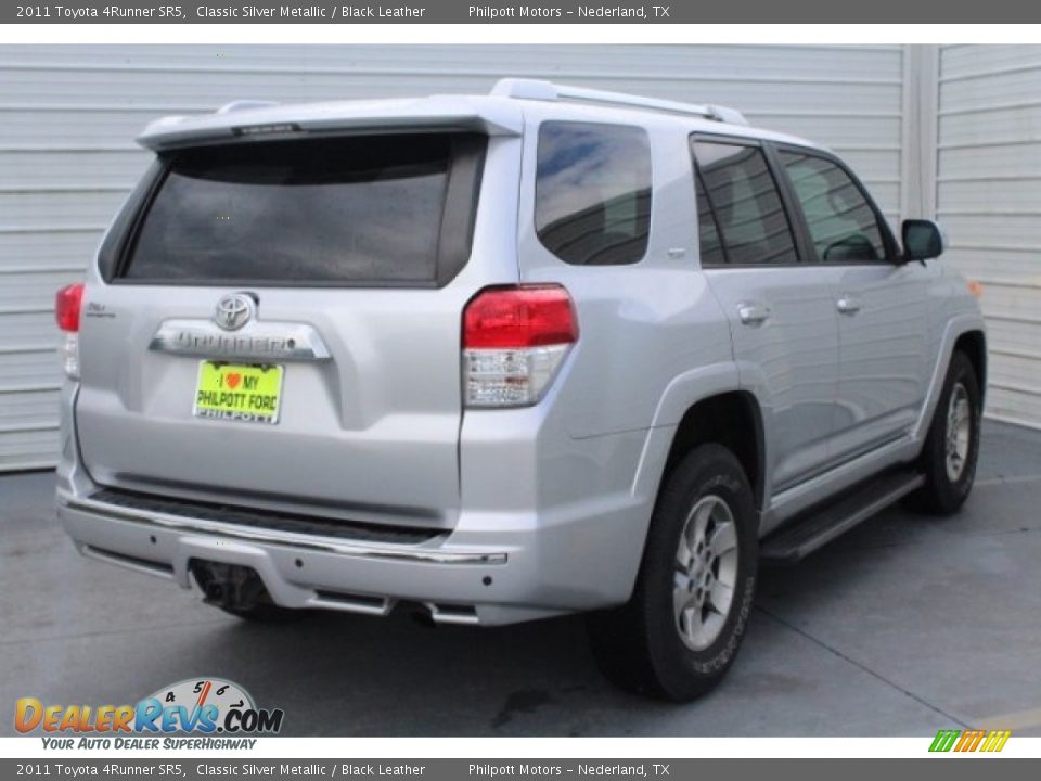 2011 Toyota 4Runner SR5 Classic Silver Metallic / Black Leather Photo #10