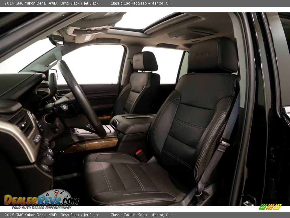2016 GMC Yukon Denali 4WD Onyx Black / Jet Black Photo #6