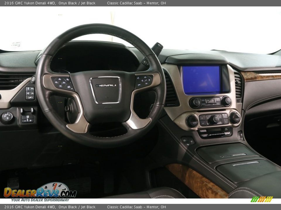 2016 GMC Yukon Denali 4WD Onyx Black / Jet Black Photo #7