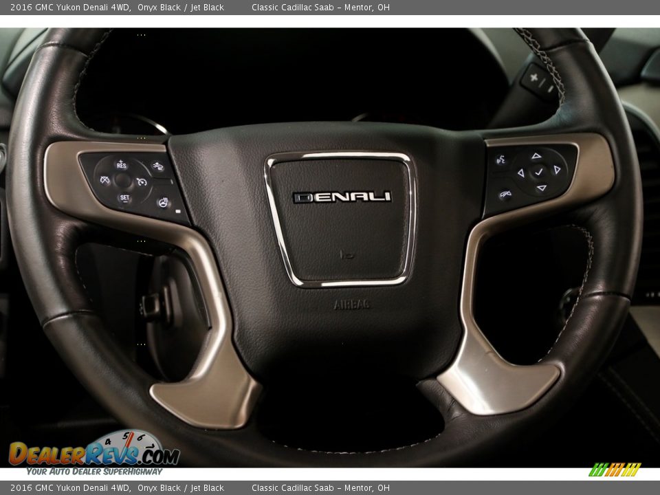 2016 GMC Yukon Denali 4WD Onyx Black / Jet Black Photo #8