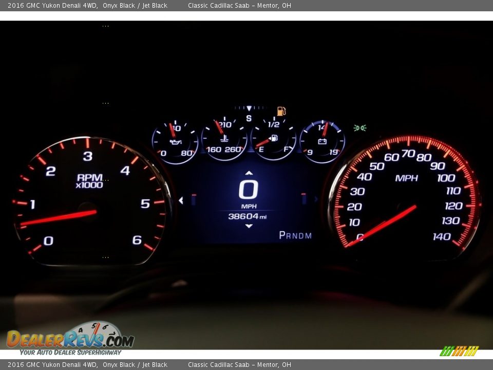 2016 GMC Yukon Denali 4WD Onyx Black / Jet Black Photo #9
