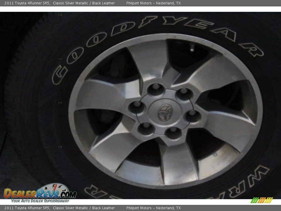 2011 Toyota 4Runner SR5 Classic Silver Metallic / Black Leather Photo #13