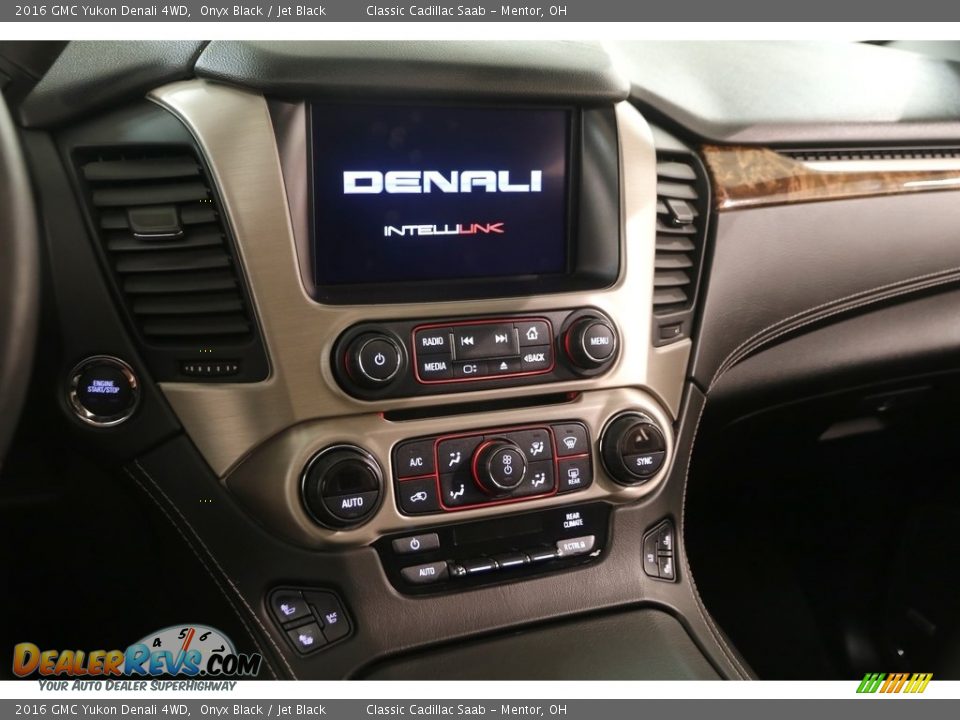 2016 GMC Yukon Denali 4WD Onyx Black / Jet Black Photo #11