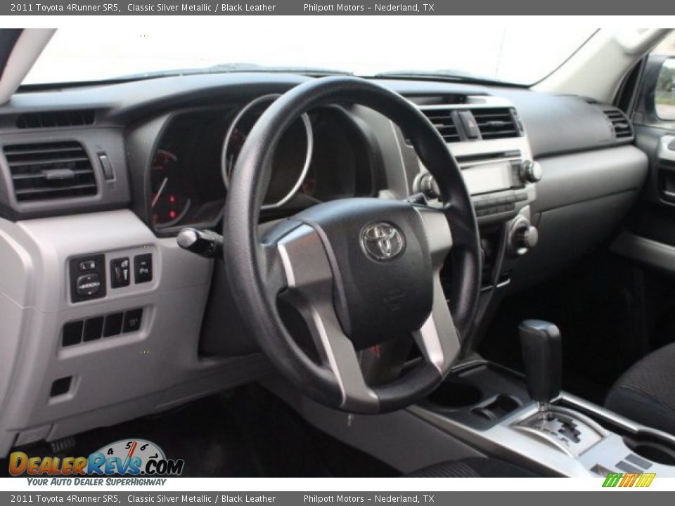 2011 Toyota 4Runner SR5 Classic Silver Metallic / Black Leather Photo #15