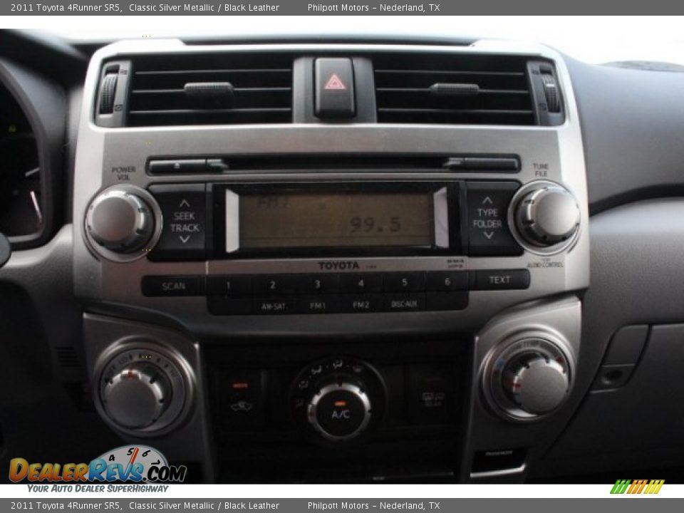 2011 Toyota 4Runner SR5 Classic Silver Metallic / Black Leather Photo #17